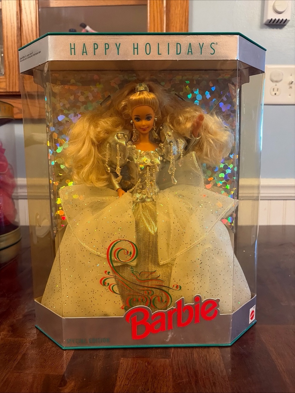 1992 Happy Holiday Barbie Vintage Christmas Barbie SEALED IN BOX Mattel 1429